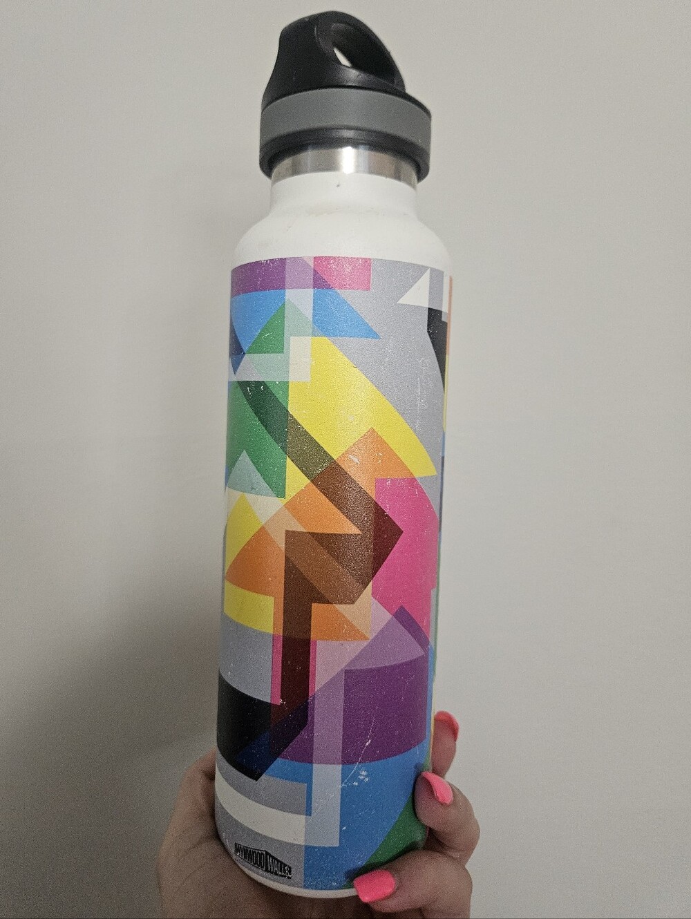 Colorful Geometric Graffiti Stainless Water Bottle Thermos From Wynwood Walls